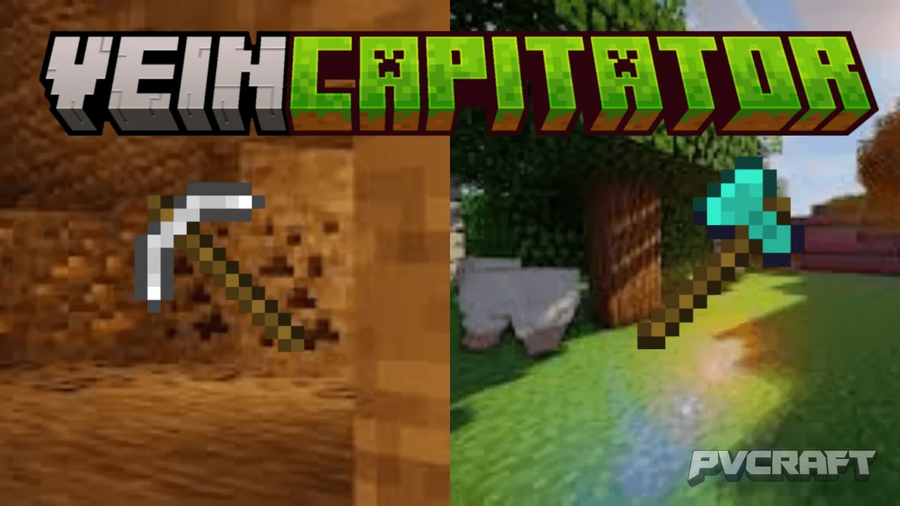 Edds' VeinCapitator Addon for Efficient Mining and Tree Chopping