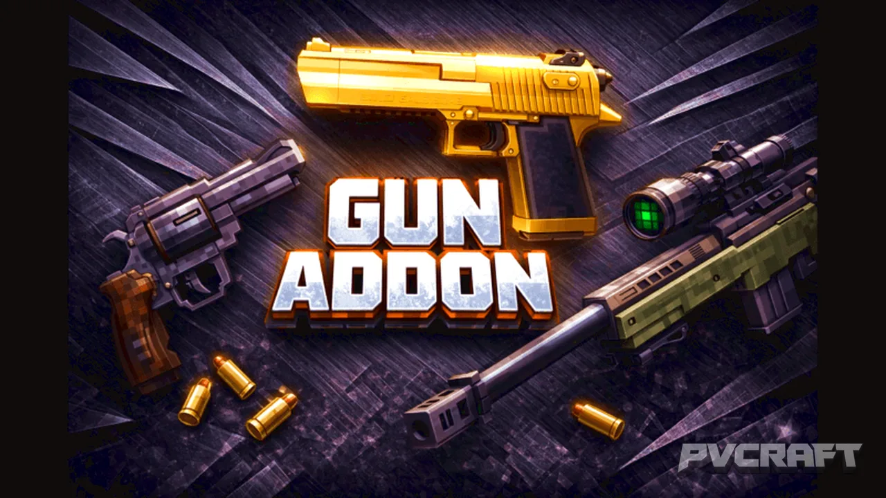 Military Weapons Addon for Minecraft Bedrock