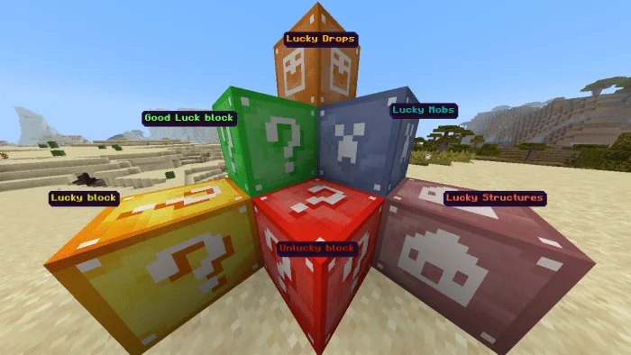 Lucky Blocks Expansion for Minecraft Bedrock - Image 2