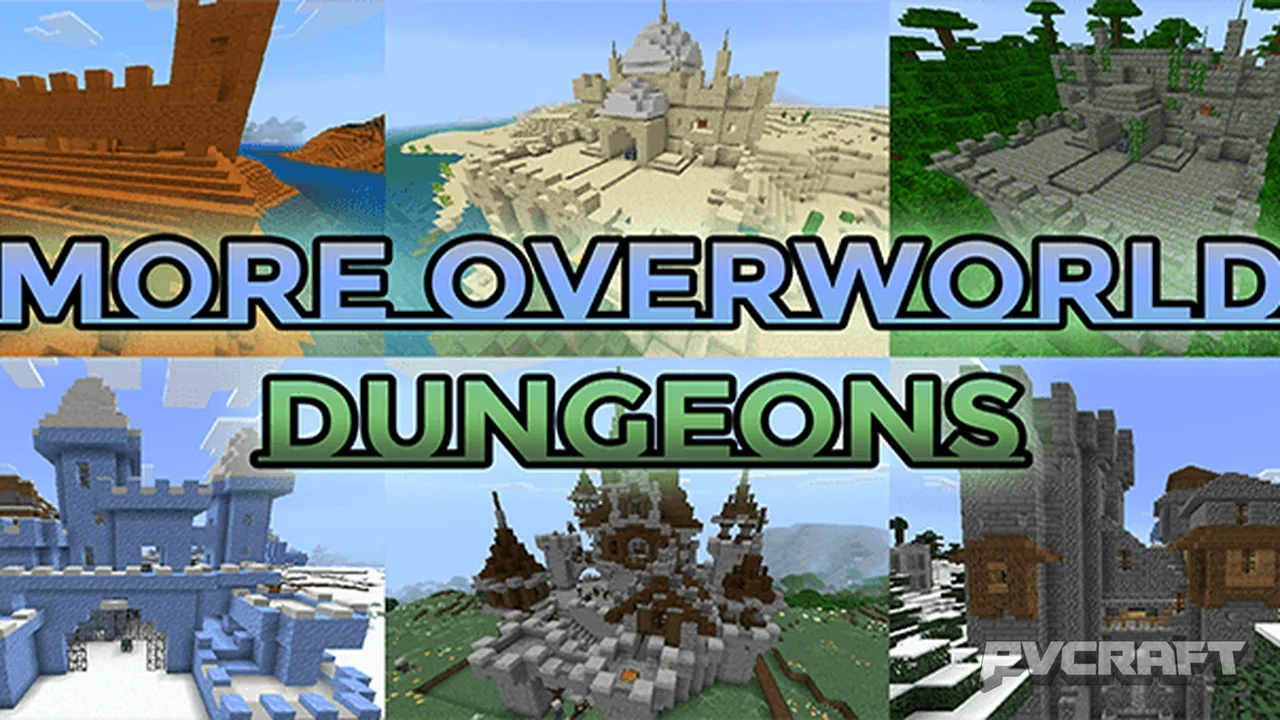 Expanded Overworld Dungeons for Adventurous Expeditions