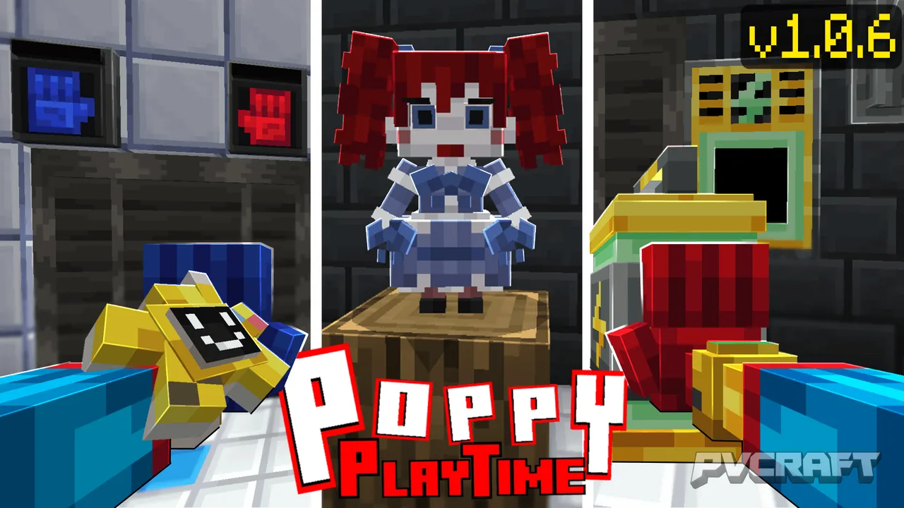 Poppy Playtime Addon for Minecraft Bedrock