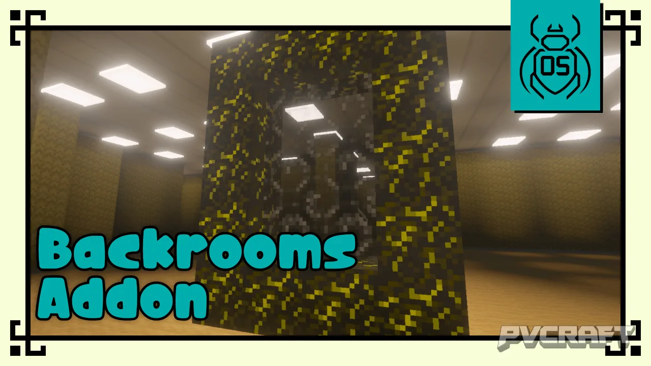 Explore The Backrooms Dimension in Minecraft Bedrock