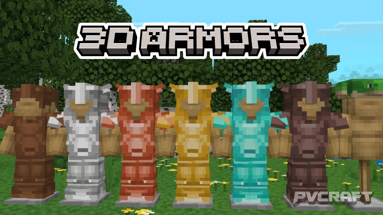 Enhanced 3D Armor for Minecraft Bedrock