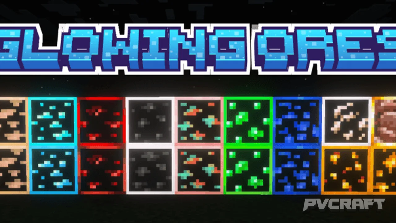 Glowing Ores Texture Pack