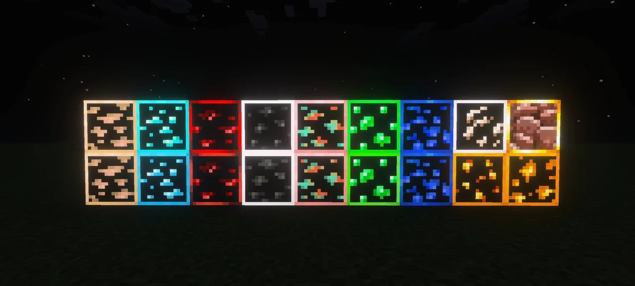 Glowing Ores Texture Pack - Image 3
